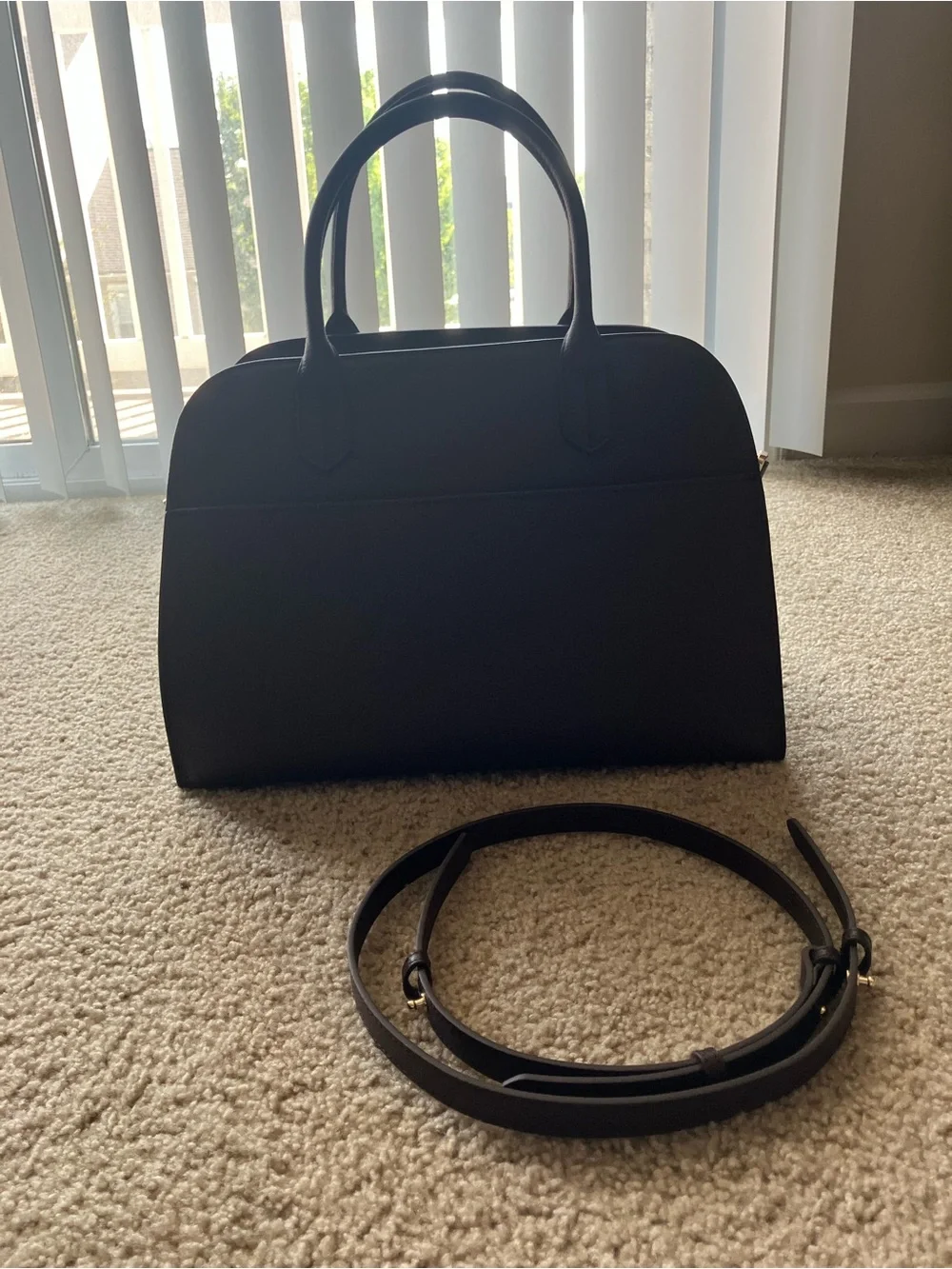 NWOT Quince Hudson Satchel in Espresso Brown